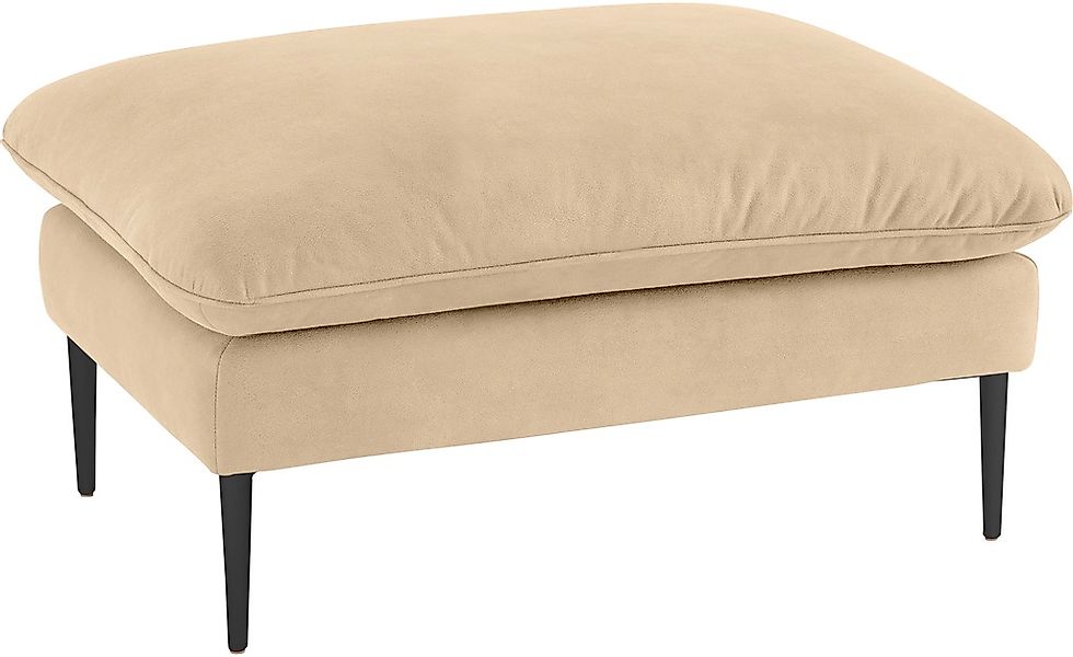 W.SCHILLIG Hocker "enjoy&MORE", Füße schwarz pulverbeschichtet, Breite 106 günstig online kaufen