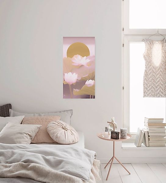 Komar Leinwandbild "Ombré Rosé - Größe 30 x 60 cm" Natur 1 Stk. tlg. Keilra günstig online kaufen