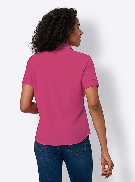 Sieh an! Klassische Bluse Hemdbluse günstig online kaufen