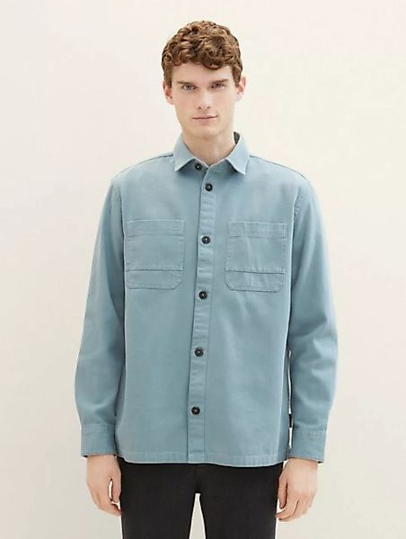 TOM TAILOR Langarmhemd Twill Overshirt günstig online kaufen