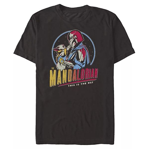 Star Wars - The Mandalorian - Mandalorian & the Child Dark Rainbow - Männer günstig online kaufen