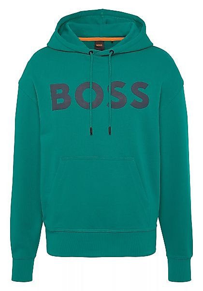 BOSS ORANGE Sweatshirt WebasicHood mit großem BOSS Print auf der Brust günstig online kaufen
