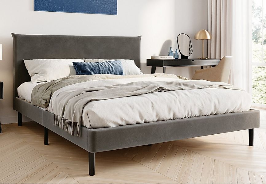 Home Collective Polsterbett 140x200 und 160x200 cm mit Lattenrost und weich günstig online kaufen