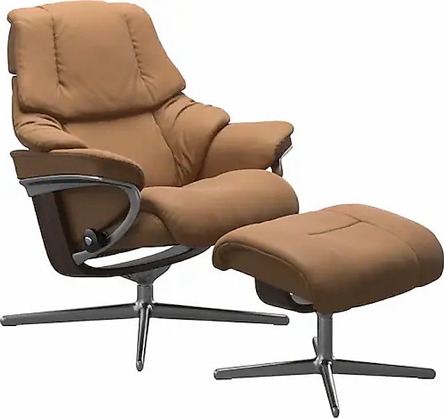 Stressless Fußhocker "Reno", mit Cross Base, Größe S, M & L, Holzakzent Wen günstig online kaufen