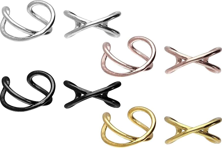 PIERCINGLINE Fake-Ear-Plug Chirurgenstahl Fake Ohrring 2 günstig online kaufen