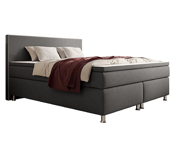 inter Boxspringbett Gent 140x200 cm 7-Zonen Taschenfederkern H3 Matratzen i günstig online kaufen