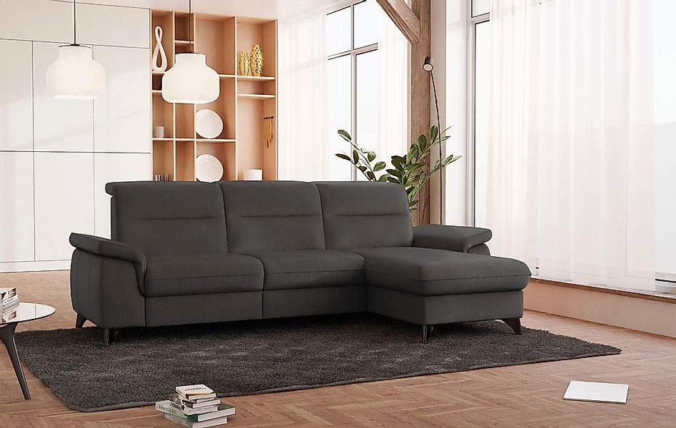 sit&more Ecksofa "Astoria L-Form" wahlweise mit motorischer Relaxfunktion günstig online kaufen