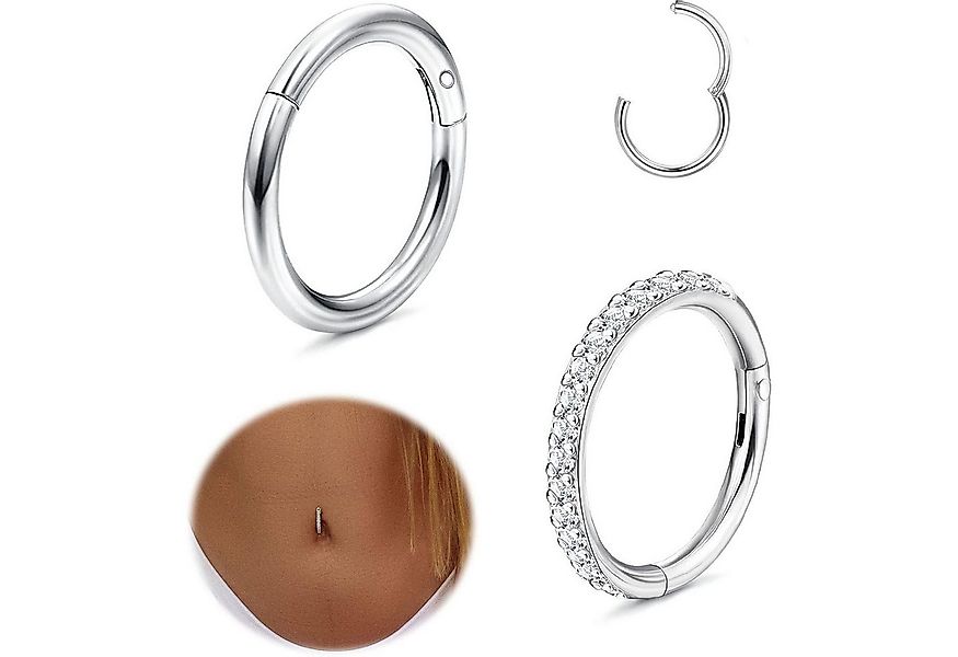 Diamday Bauchnabelpiercing 2pcs Bauchnabelpiercing Hoop Bananabell Chirurge günstig online kaufen
