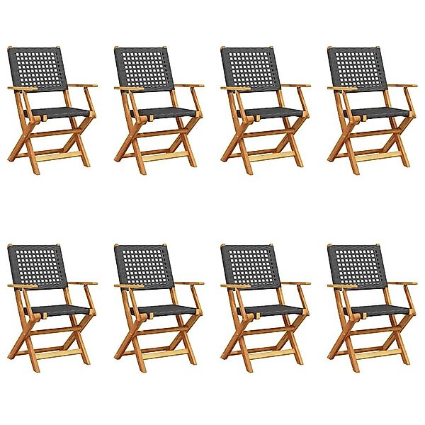 vidaXL Gartenstuhl Gartenstühle 8 Stk. Klappbar günstig online kaufen
