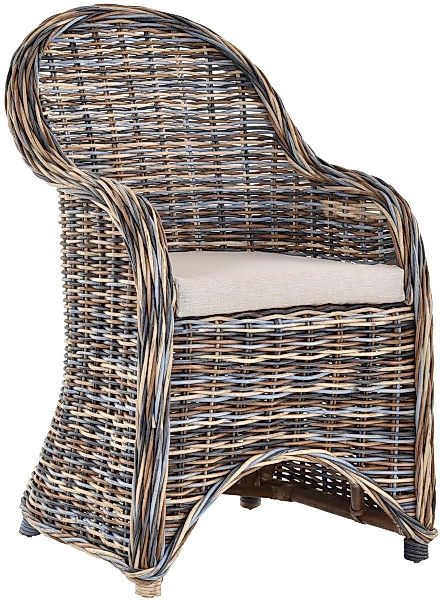 Krines Home Esszimmersessel Rattansessel Esszimmerstuhl mit günstig online kaufen