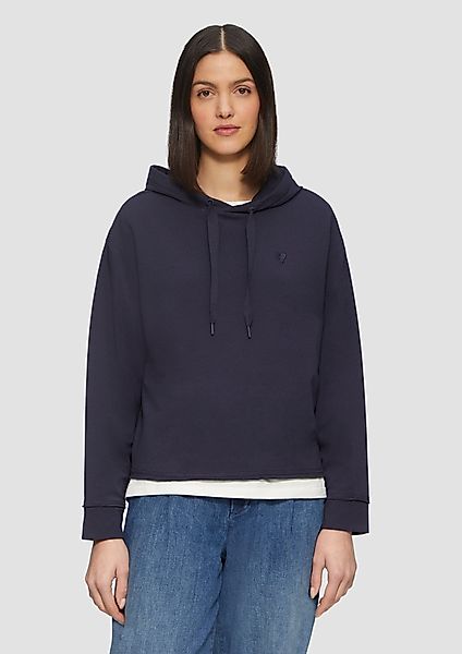 s.Oliver Sweatshirt Weiches Kapuzen-Sweat mit Herz-Stickerei günstig online kaufen