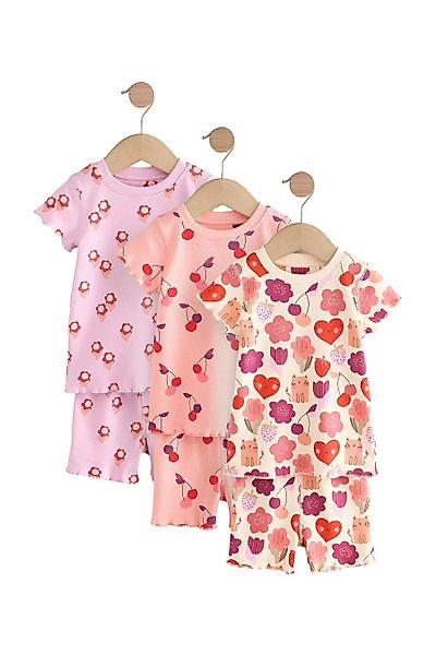 Next Pyjama Kurzer Pyjama 100 % Baumwolle, günstig online kaufen