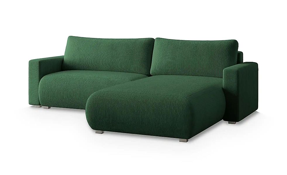 MASSENO Ecksofa  Turin  ¦ grün ¦ Maße (cm): B: 265 H: 83 Polstermöbel > Sof günstig online kaufen