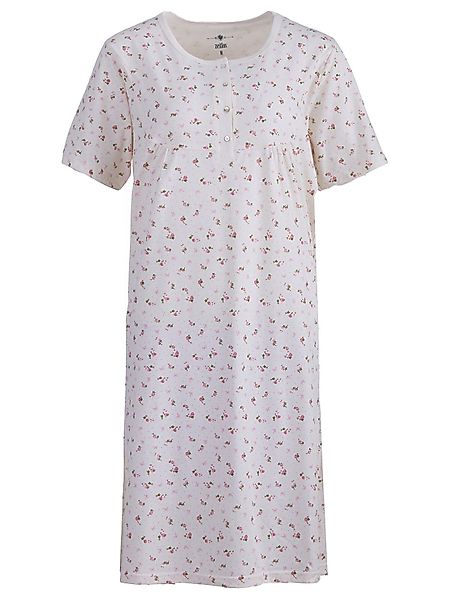 zeitlos Nachthemd Nachthemd Kurzarm - Blümchen günstig online kaufen