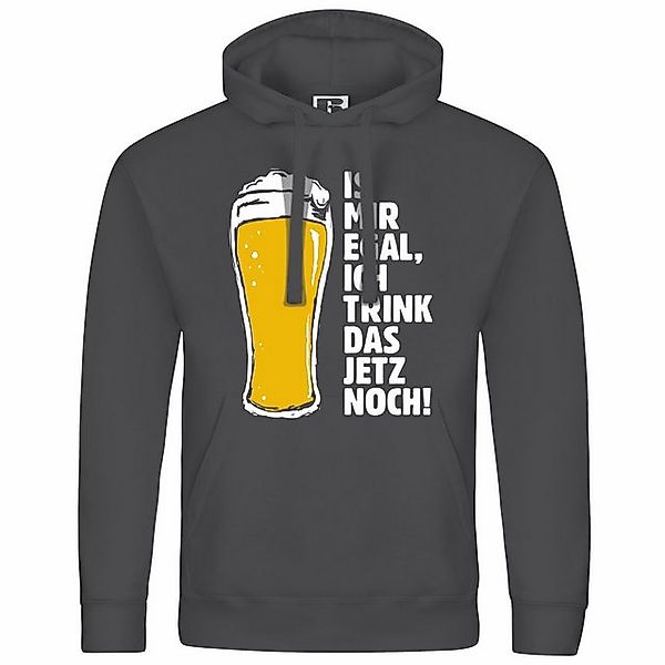 deinshirt Kapuzenpullover Herren Kapuzenpullover Is mir egal ich trink das günstig online kaufen