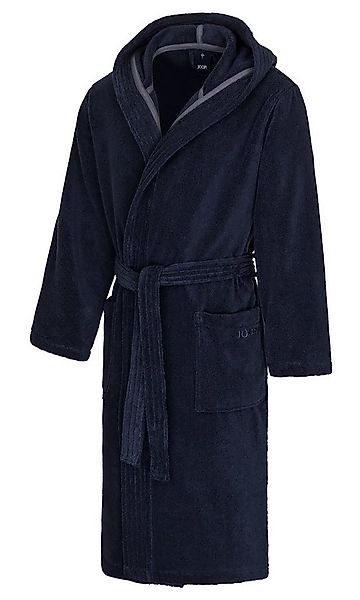 JOOP! Herrenbademantel 1648 Uni Walk, 100% Baumwolle, Kapuze, Gürtel, mit K günstig online kaufen