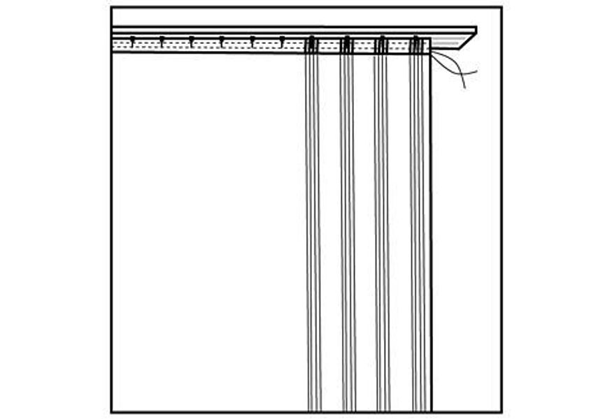 Weckbrodt Gardine "Lena" Faltenband 1 Stk. tlg. Websablè, halbtransparent, günstig online kaufen
