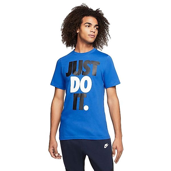 Nike Sportswear Just Do It Kurzärmeliges T-shirt M Game Royal / Black günstig online kaufen