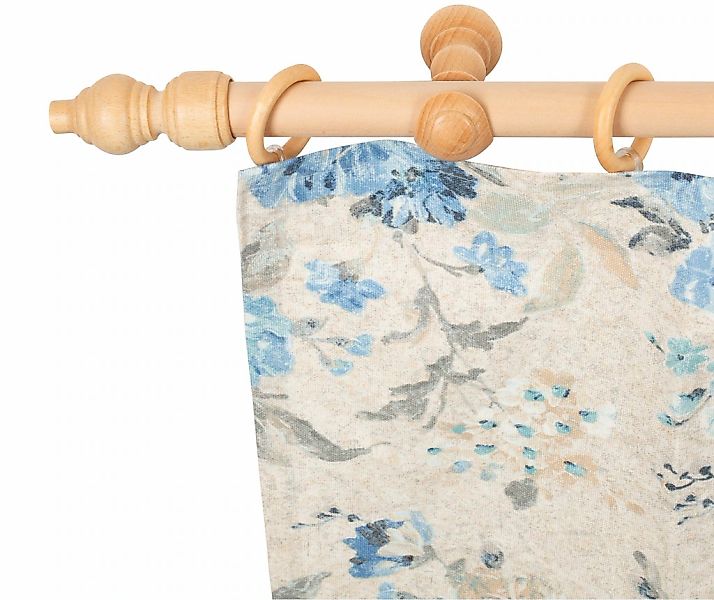 SN DECO GROUP Gardinenstange "Filigrano" 1 läufig-läufig Fixmaß 28 mm, Holz günstig online kaufen