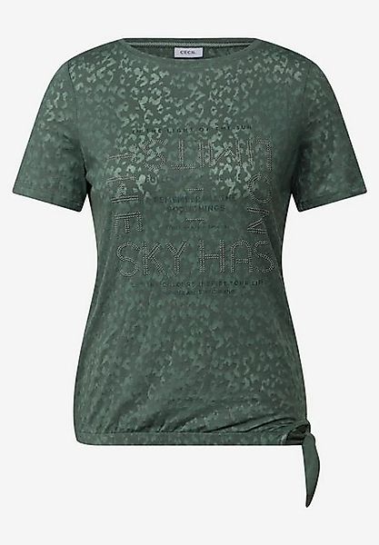 CECIL T-Shirt T-Shirt mit Schmucksteinen (1-tlg) günstig online kaufen