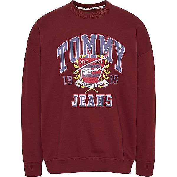 Tommy Jeans College Aw Pullover S Bing Cherry günstig online kaufen