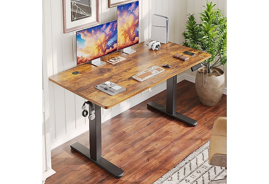 HOMALL Schreibtisch Höhenverstellbarer Schreibtisch mit 3 Höhen-Speicherfun günstig online kaufen