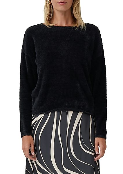 s.Oliver BLACK LABEL Strickpullover flauschig, mit günstig online kaufen