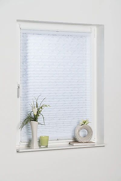 K-HOME Plissee »Capri«, Lichtschutz, ohne Bohren, Ausbrennerstoff günstig online kaufen
