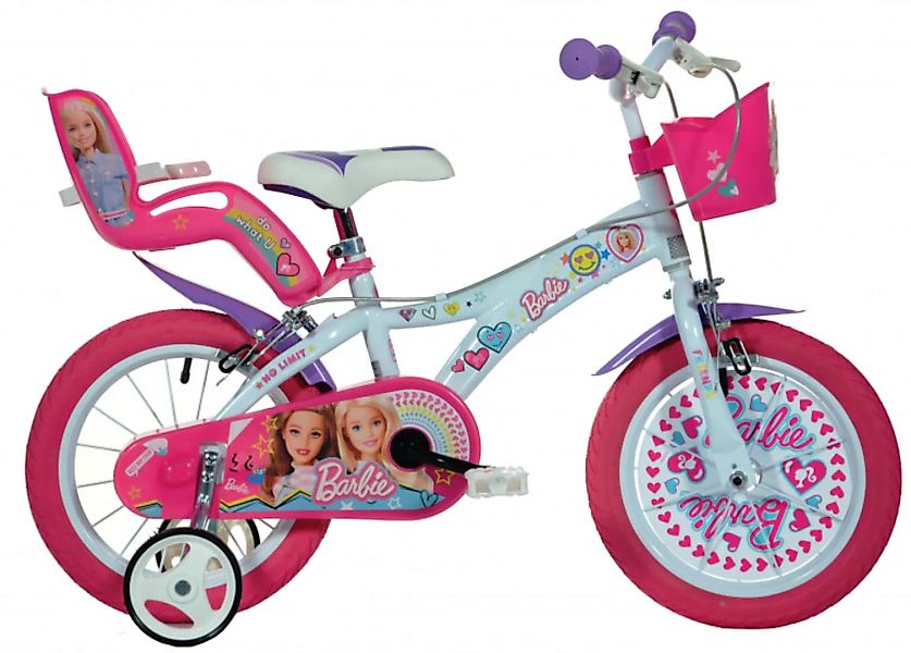 Barbie 16 Zoll 27 Cm Mädchen Felgenbremse Weiß/rosa günstig online kaufen