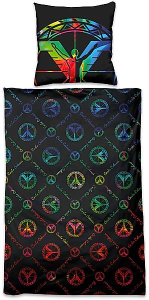 CARLO COLUCCI Bettwäsche "Rombo aus weicher Microfaser mit Logoprint" 2 Stk günstig online kaufen