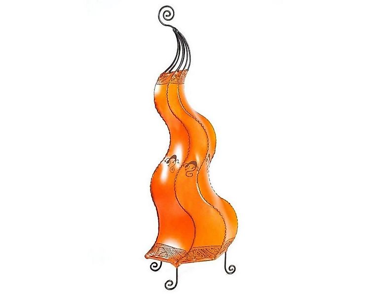 SIMANDRA Stehlampe Hennalampe marokkanische Lederlampe Stehleuchte Mogador günstig online kaufen