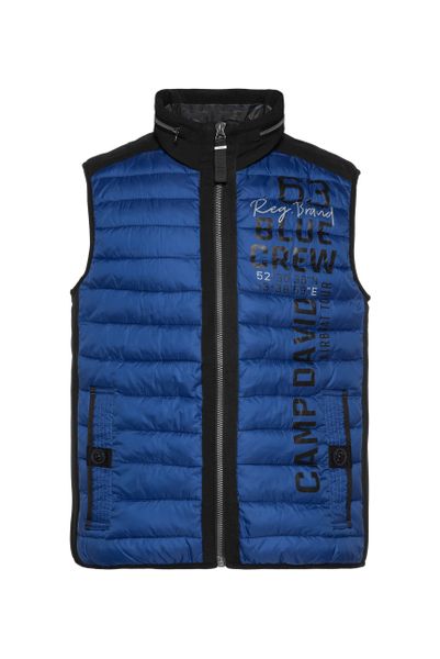 CAMP DAVID Steppweste mit elastischem Saumabschluss günstig online kaufen