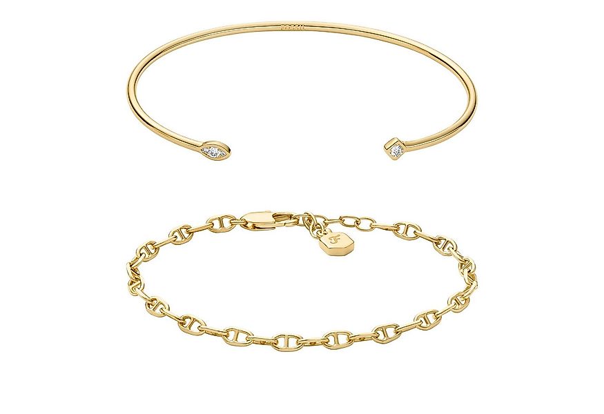 Fossil Armband Set Multipack Schmuck Geschenk Metall JEWELRY (Set, 2-tlg), günstig online kaufen