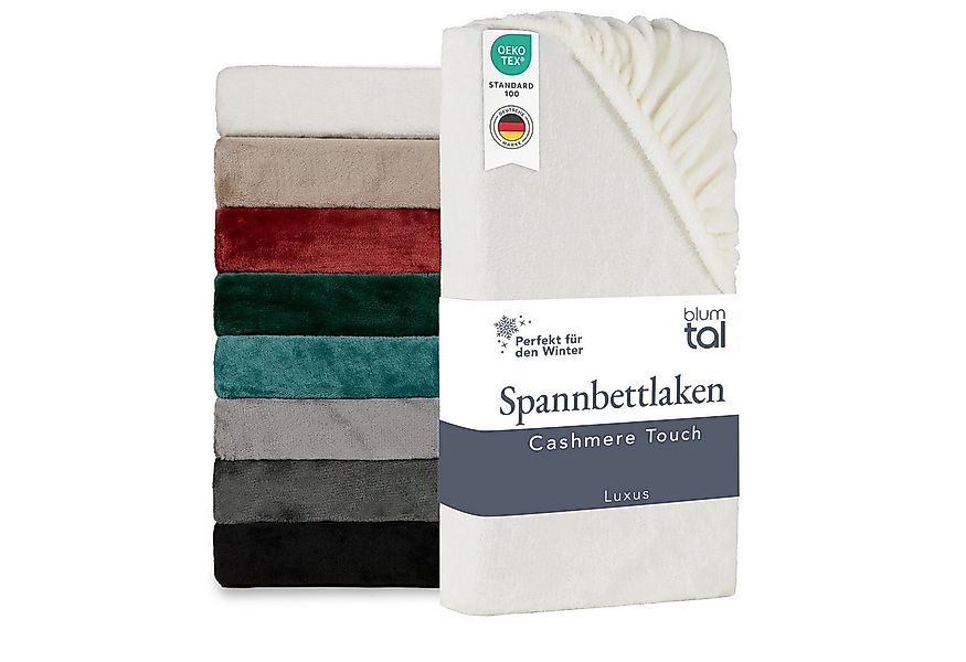 Blumtal Spannbettlaken Spannbettlaken Cashmere Touch - Oeko-TEX zert. Bettl günstig online kaufen