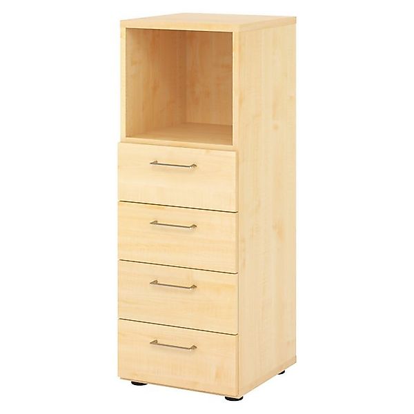 bümö Aktenschrank smart Schubladen Kombi - 4 Schübe Dekor: Ahorn günstig online kaufen