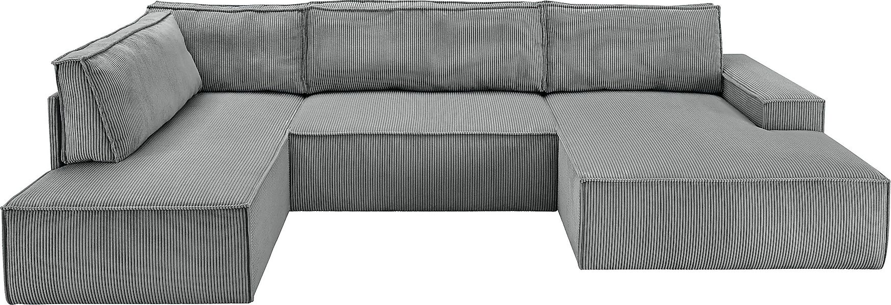 Home affaire Wohnlandschaft "SHERWOOD 329 cm, U-Form, Schlafsofa,", Schlaff günstig online kaufen