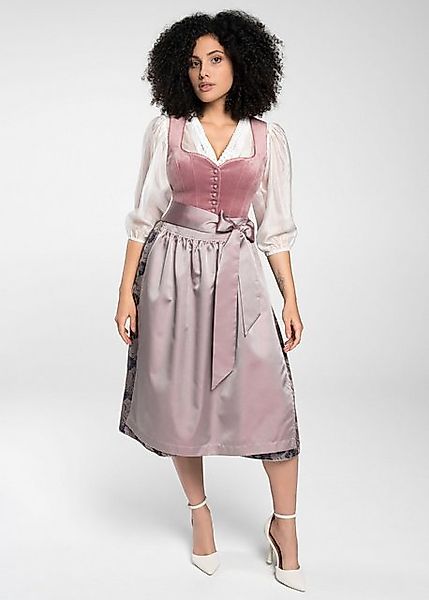 Spieth & Wensky Dirndl Dirndl "Fabiana" (1-tlg) mit femininen Herzauschnitt günstig online kaufen