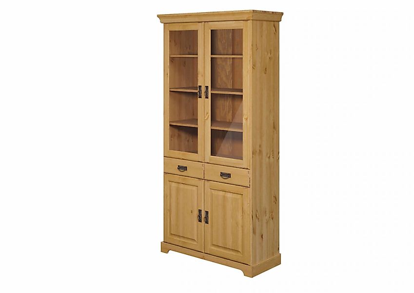 Home affaire Vitrine "Rügen", zertifiziertes Massivholz, Höhe 192 cm, im La günstig online kaufen