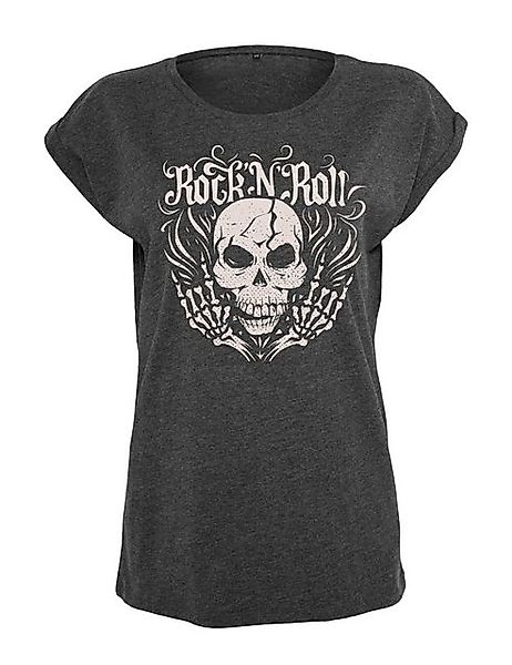 Youth Designz Print-Shirt "Skull Rock N Roll" Damen T-Shirt Statement oder günstig online kaufen