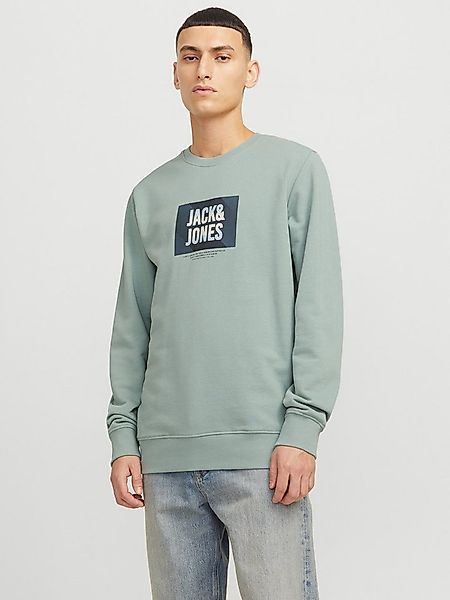 Jack & Jones Sweatshirt JJHUDSON – Sweatshirt mit Print, Rundhals und Kapuz günstig online kaufen