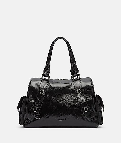 Liebeskind Berlin Schultertasche Satchel, Große Tasche aus Leder mit glossy günstig online kaufen