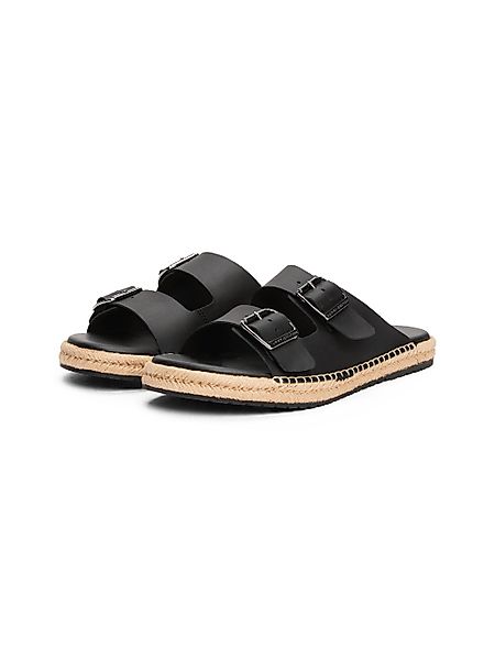 Tommy Hilfiger Pantolette "FLEX JUTTE HILFIGER LTH SANDAL", Sommerschuh, Sc günstig online kaufen