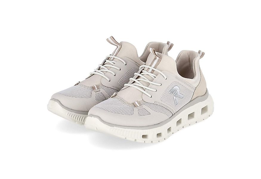 Rieker Rieker M6078-60 Damen Textil & Synthetik beige Slipper günstig online kaufen