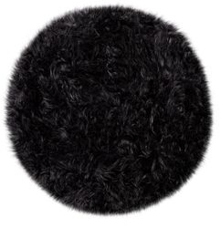 Paco Home Fellteppich "Playa 960" rund 64 mm Höhe Kunstfell, Flokati-Optik, günstig online kaufen