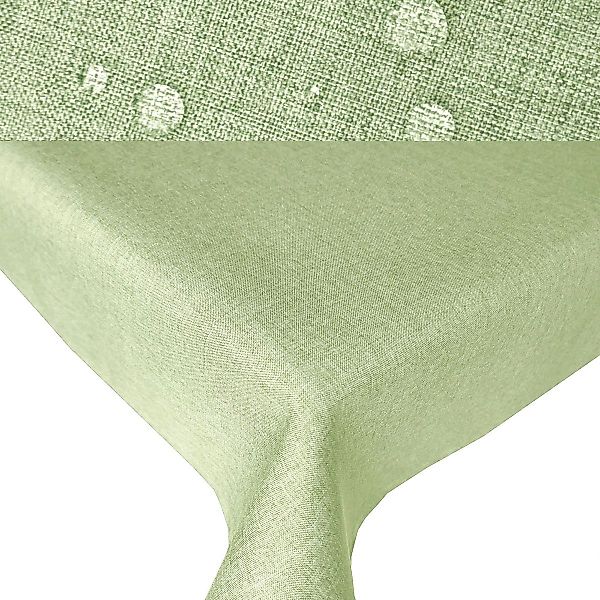 Tischdecke Leinenoptik ECKIG Tischdecke uni Gartentischdecke, günstig online kaufen