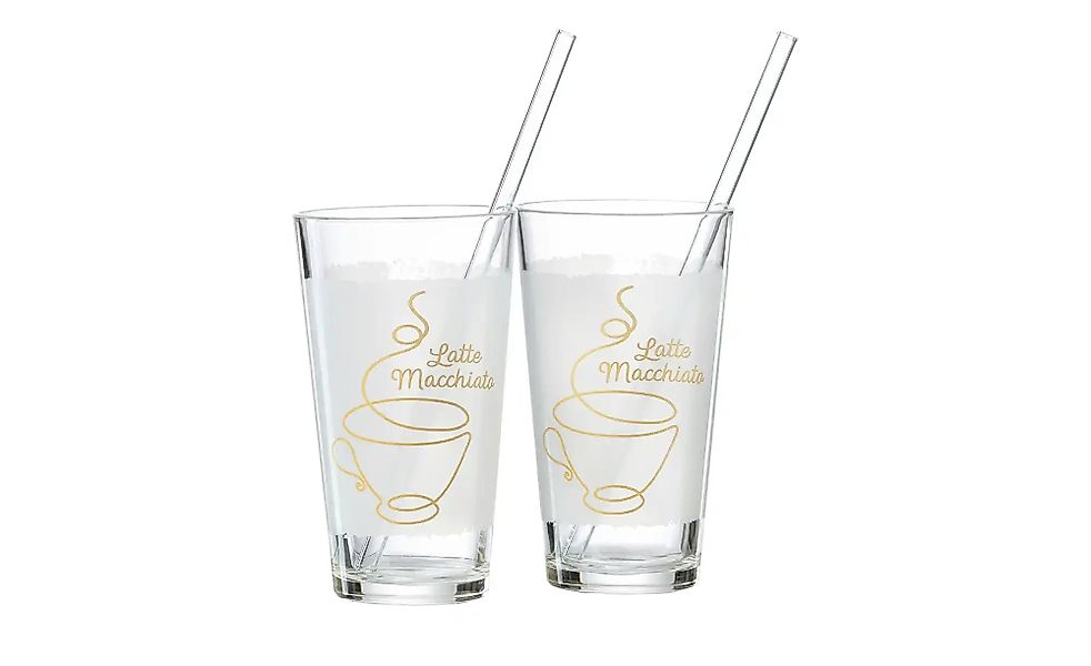 Ritzenhoff & Breker Latte-Macchiato-Glas "Coffee" 4-teilig ( 2 Gläser und 2 günstig online kaufen