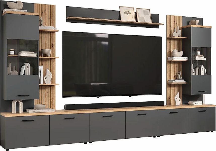 Home affaire Wohnwand "Bajo" 6 Stk. tlg. günstig online kaufen