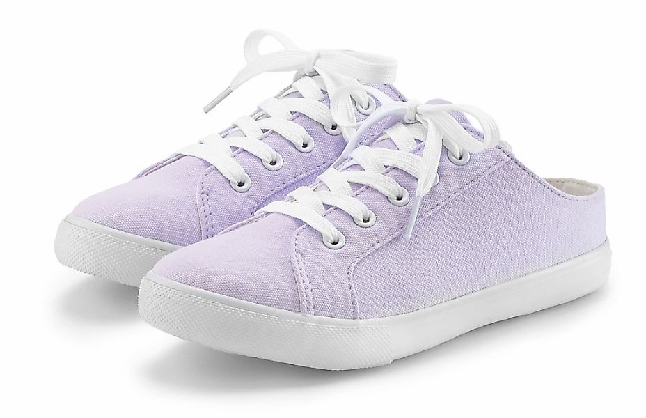 Vivance Sabot "Sneaker, Clog" zum Reinschlüpfen mit Schnürung VEGAN günstig online kaufen