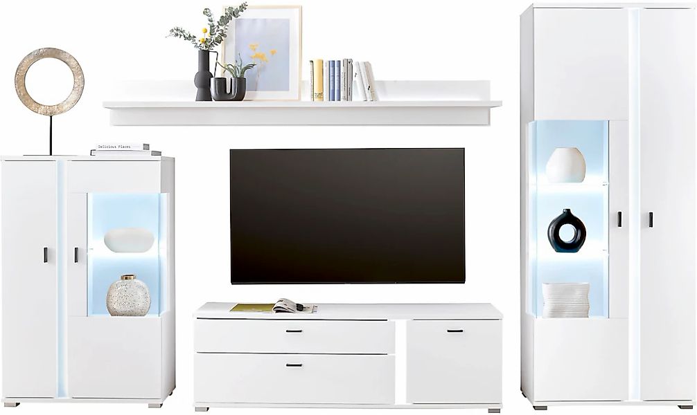 INOSIGN Wohnwand "LONG ISLAND" Set, 4 Stk. tlg. günstig online kaufen