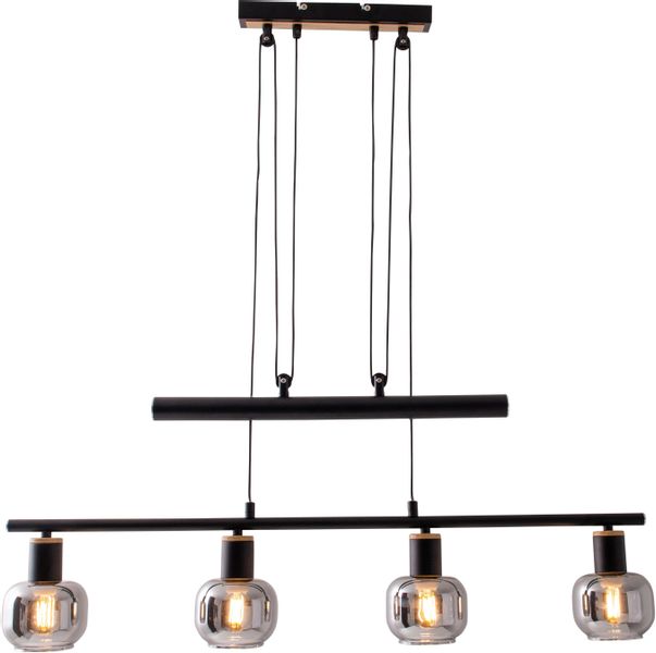 näve Pendelleuchte Fumoso, Leuchtmittel wechselbar, ohne günstig online kaufen